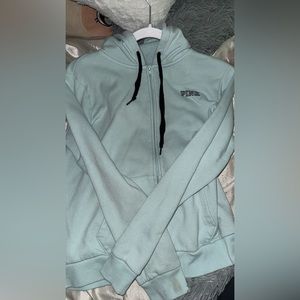 Blue PINK zip up